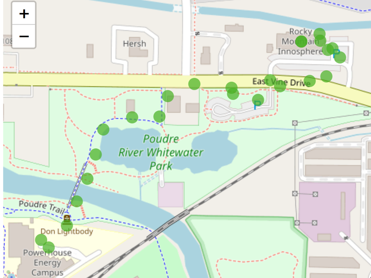 R Shiny app screenshot