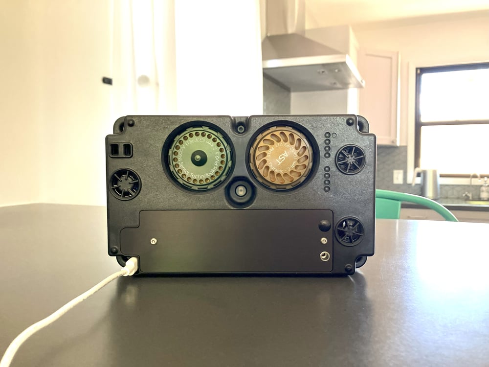 A photograph of a Home Health Box in a kitchen