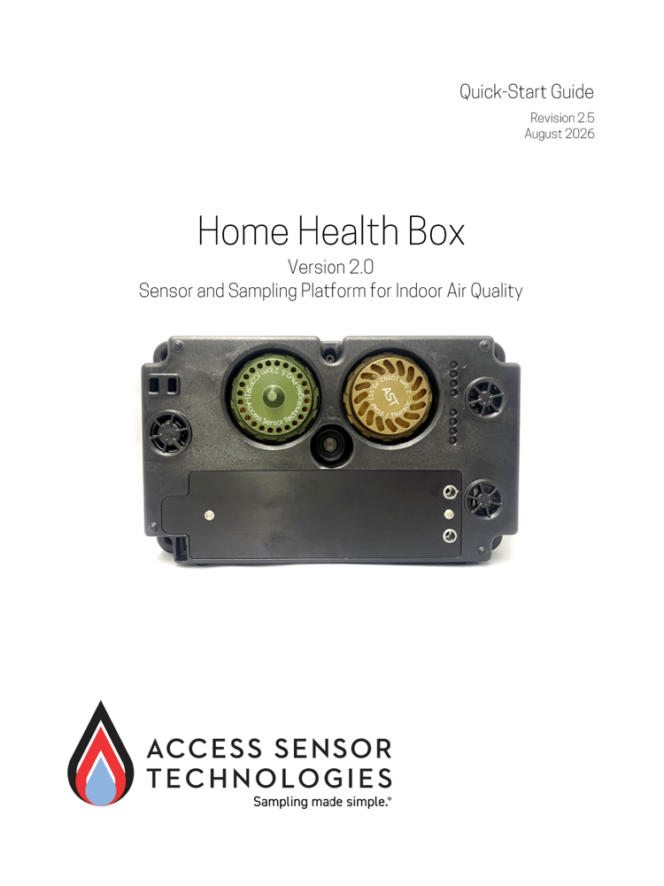 Screenshot of Home Health Box Quick-Start Guide cover page