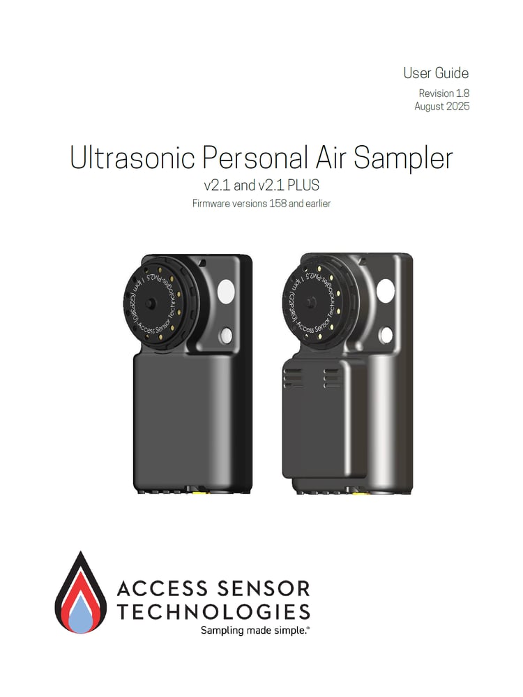 Screenshot of UPAS v2.1 and v2.1 PLUS User Guide cover page