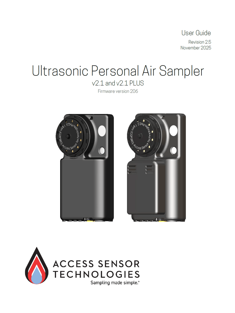 Screenshot of UPAS v2.1 and v2.1 PLUS User Guide cover page